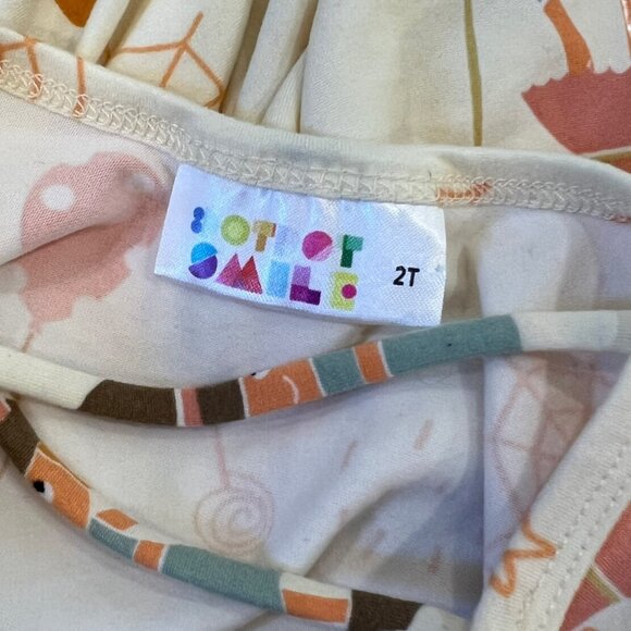 Dot Dot Smile 2T Dancer Dress Halloween Witch Print Dress - Picture 5 of 6